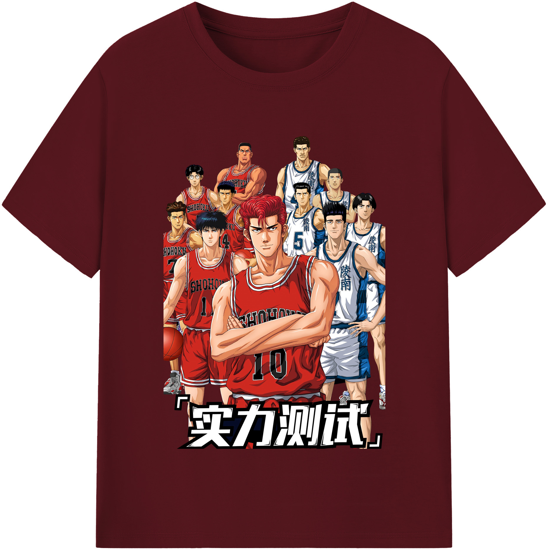 （画像用） SLAM DUNK／スラムダンク 綿100％半袖Tシャツ（フロントプリント）